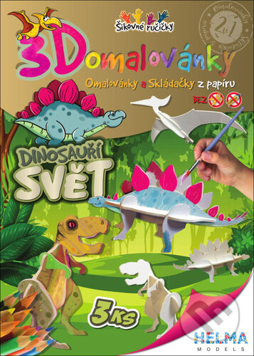 3D omalovánky Dinosauří svět-