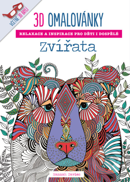 3D omalovánky: Zvířata-Hannah Davies