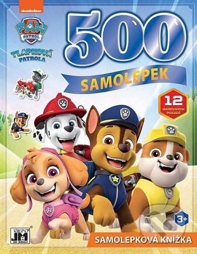 500 samolepek - Tlapková patrola-