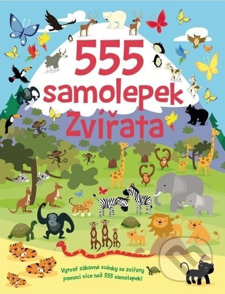 555 samolepek - Zvířata-