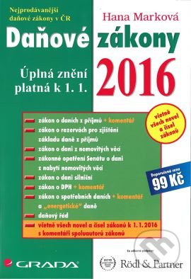 Daňové zákony 2016-Hana Marková