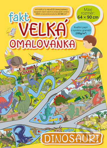 Fakt velká omalovánka - Dinosauři-