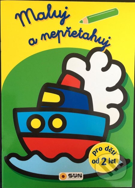 Maluj a nepřetahuj - žluté od 2 let-