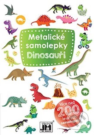 Metalické samolepky - Dinosauři-