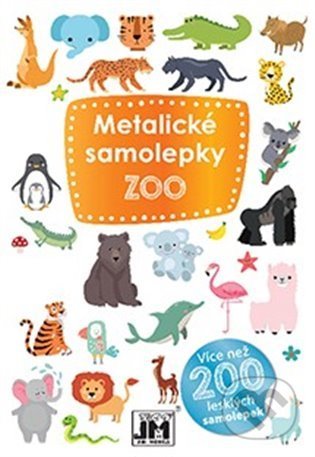 Metalické samolepky - Zoo-