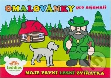 Moje první lesní zvířátka - Omalovánky-