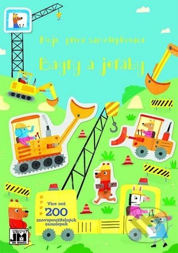 Moje první samolepkování: Bagry-