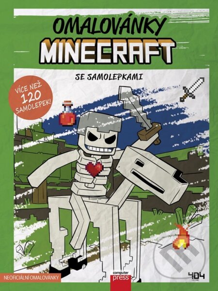 Omalovánky Minecraft se samolepkami-Roman Bureš