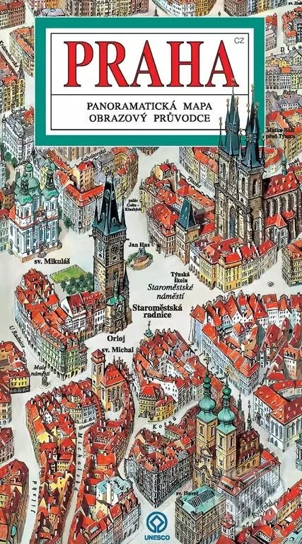 Praha - mapa panoramatická-Tomáš Rygl