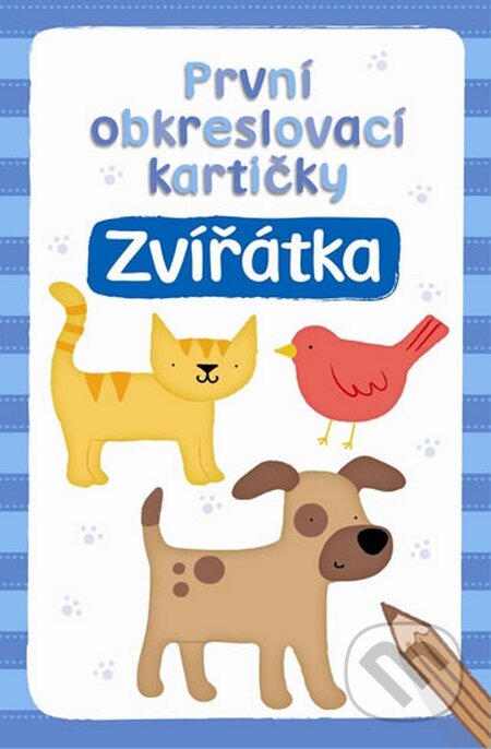 První obkreslovací kartičky: Zvířátka-