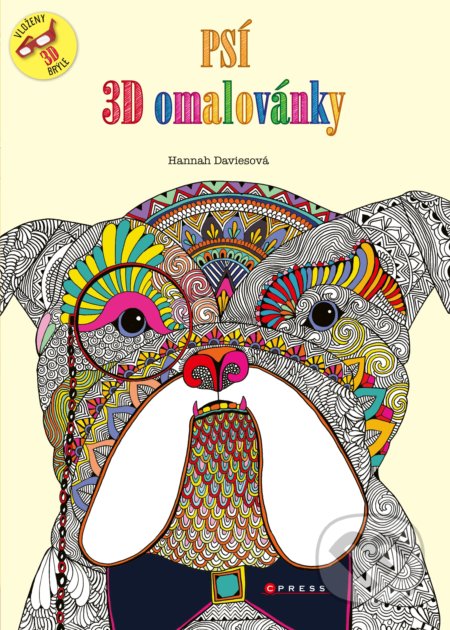 Psí 3D omalovánky-Hannah Davies