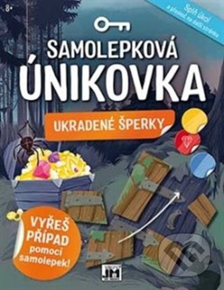 Samolepková únikovka - Ukradené šperky-