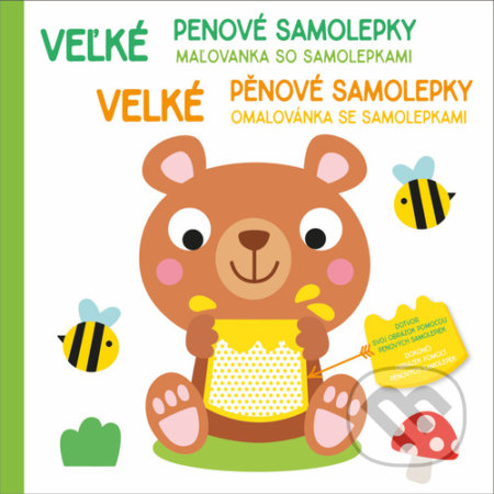 Velké pěnové samolepky: Medvídek-