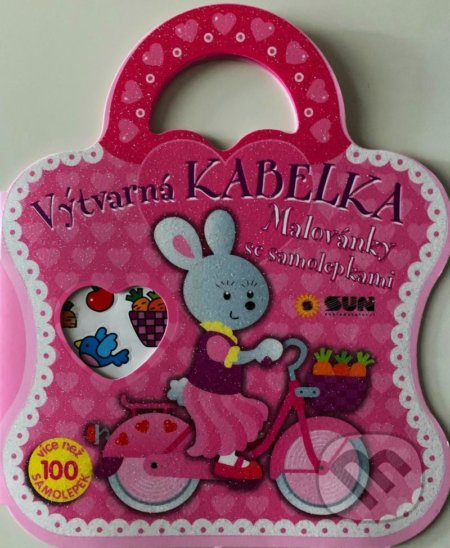 Výtvarná kabelka - Malovánky se samolepkami-