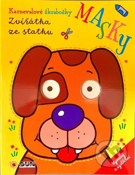 Zvířátka ze statku - Karnevalové škrabošky Masky-