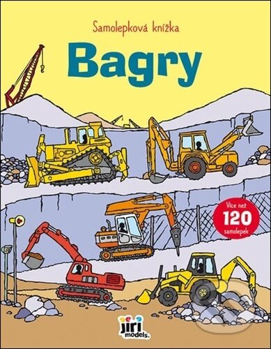 Samolepková knížka: Bagry-