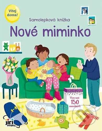 Samolepková knížka: Nové miminko-