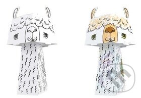 3D Lama k vymalování-