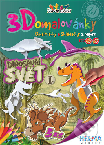 3D omalovánky Dinosauří svět II.-
