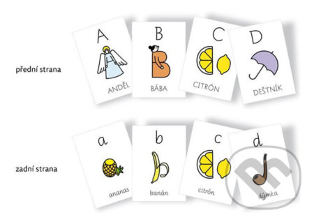 Karty s písmeny a obrázky-Radana Lencová