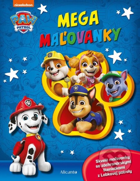 Labková patrola: Mega maľovanky-