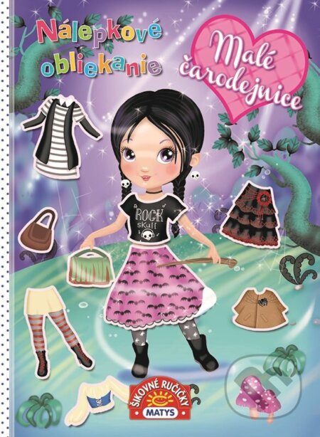 Nálepkové obliekanie: Malé čarodejnice-