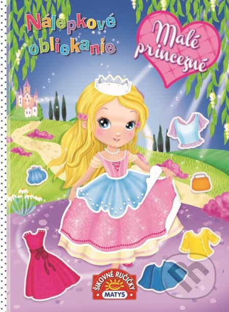 Nálepkové obliekanie: Malé princezné-