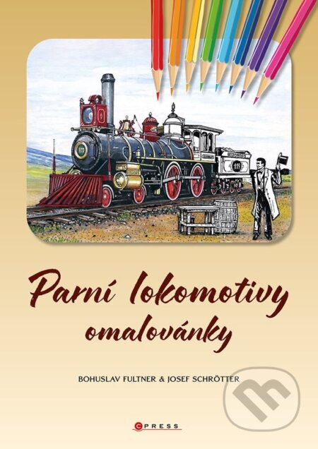 Parní lokomotivy omalovánky-Josef Schrötter a Bohuslav Fultner