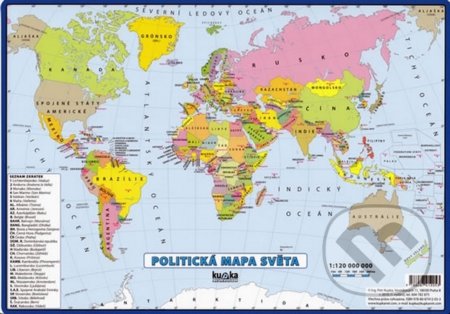 Politická mapa světa-Petr Kupka a kolektiv