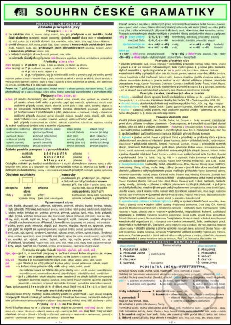 Souhrn české gramatiky A4-Jindřiška Drahotová