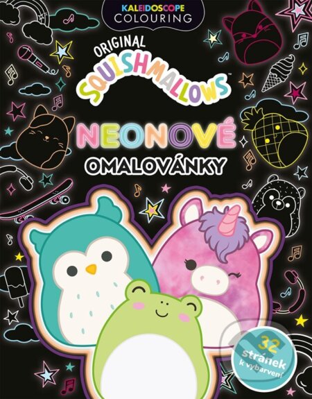 Squishmallows: Neonové omalovánky-Autorský kolektiv