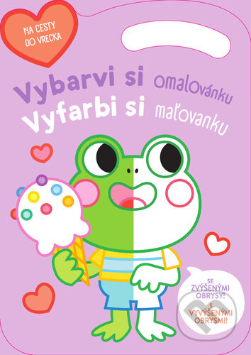 Vybarvi si omalovánku Žába / Vyfarbi si maľovanku Žabka-