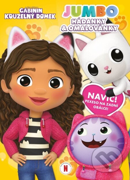 Gábinin kouzelný domek - JUMBO hádanky a omalovánky-Autorský kolektiv