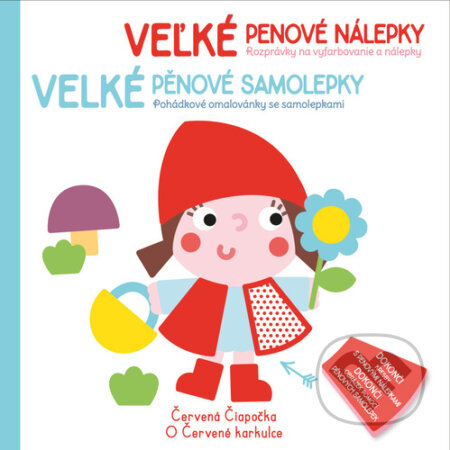 Velké pěnové samolepky O Červené karkulce-