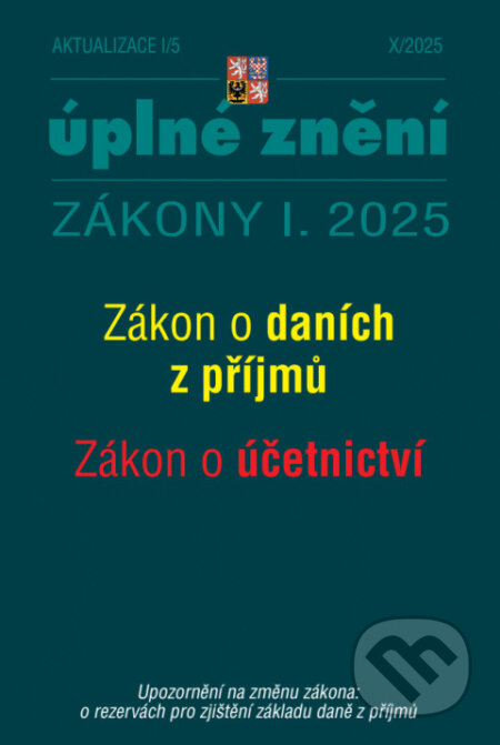 Aktualizace I/5 - Zákon o daních z příjmů