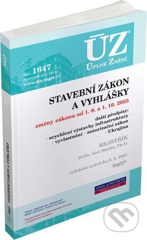 ÚZ 1647 Stavební zákon-