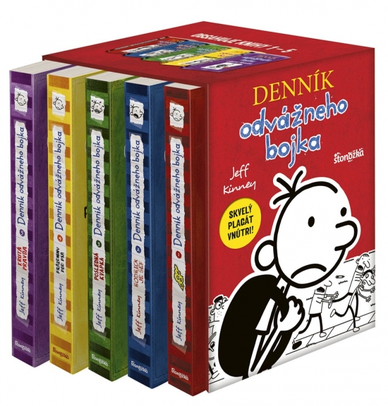 Denník odvážneho bojka box 1 – 5-Jeff-Kinney