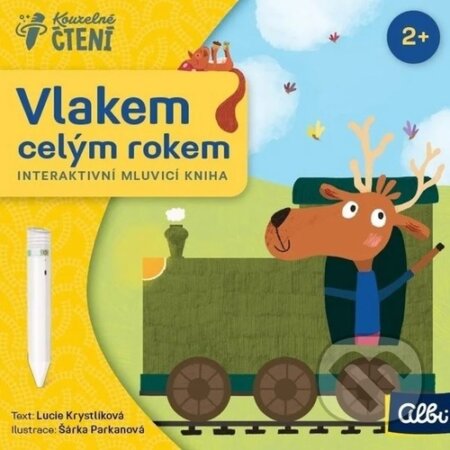 Kouzelné čtení: Vlakem celým rokem-Lucie Krystlíková