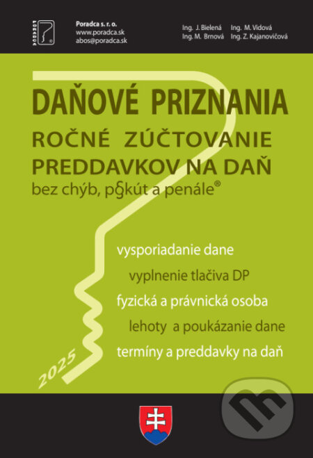 Daňové priznanie 2025-Jana Bielená