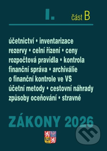 Zákony I. B / 2026 - Účetní zákony-