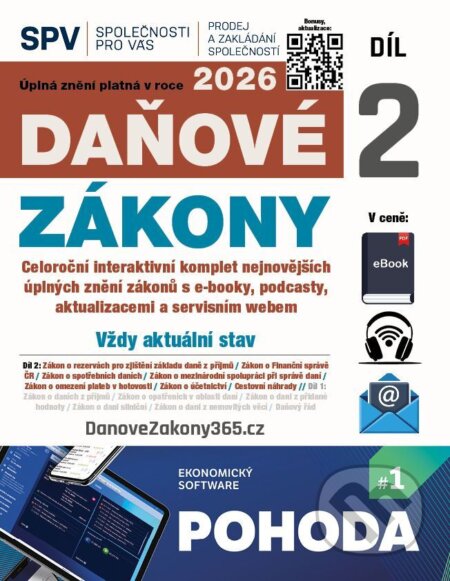 Daňové zákony 2026 (Díl 2.)-Alice Hanáková a Jaroslav Černý