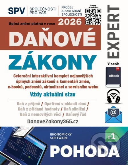 Daňové zákony 2026 Expert (právní stav 1. 1. 2026)-