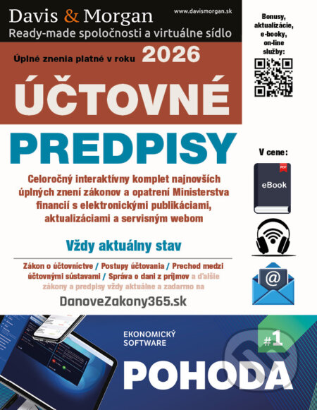 Účtovné predpisy 2026-