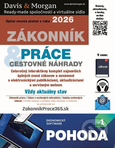 Zákonník práce a Cestovné náhrady 2026-