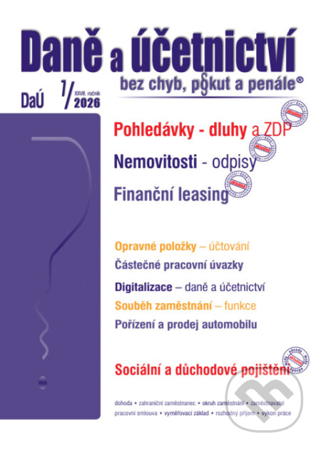 DaÚ č. 7 / 2026 - Pohledávky – dluhy a ZDP-Martin Děrgel