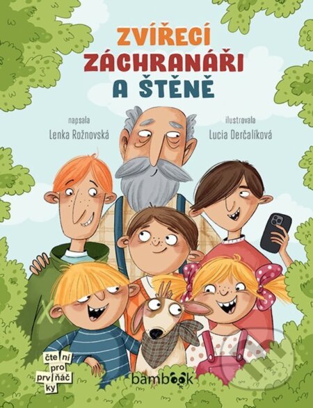 Zvířecí záchranáři a štěně-Lenka Rožnovská a Lucia Derčalíková