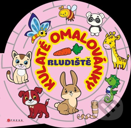 Kulaté omalovánky Bludiště-Michaela Bystrá Radvanová