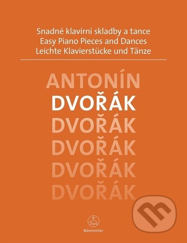 Snadné klavírní skladby a tance-Antonín Dvořák