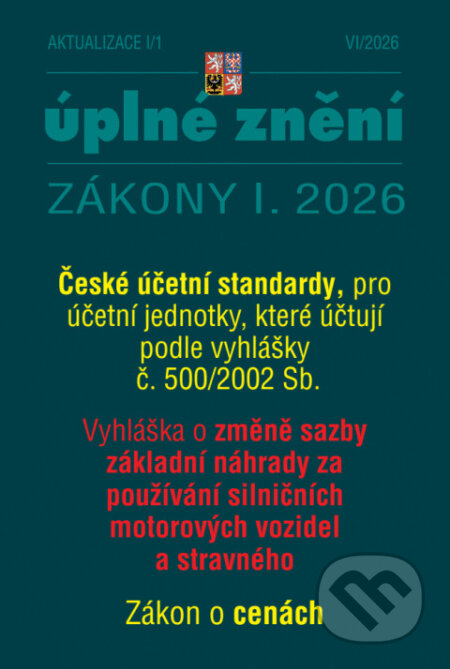 Aktualizace I/1 - České účetní standardy-