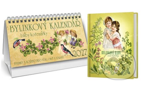 Kalendář 2027 Bylinkový + Bylinkové rady naší babičky-Klára Trnková